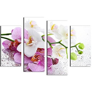 tableau orchidée 5 toiles